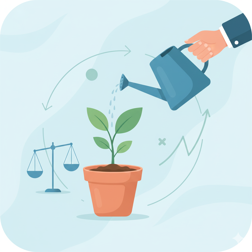 Controlled business expansion process illustrating sustainable small business growth strategies