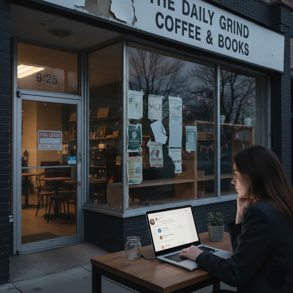 Weak marketing and low visibility blocking small business growth.