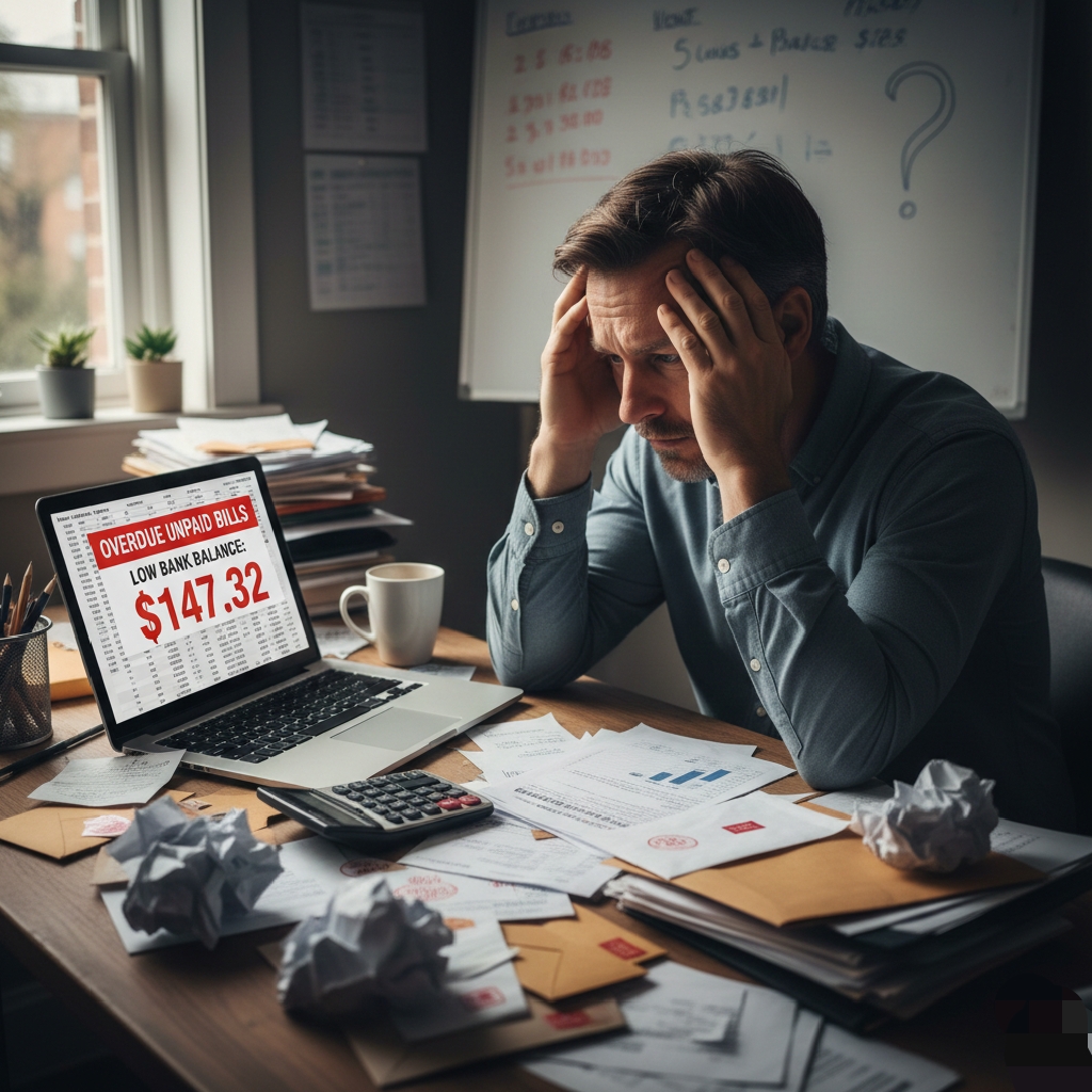 Poor financial management slowing small business growth and creating cash flow problems.