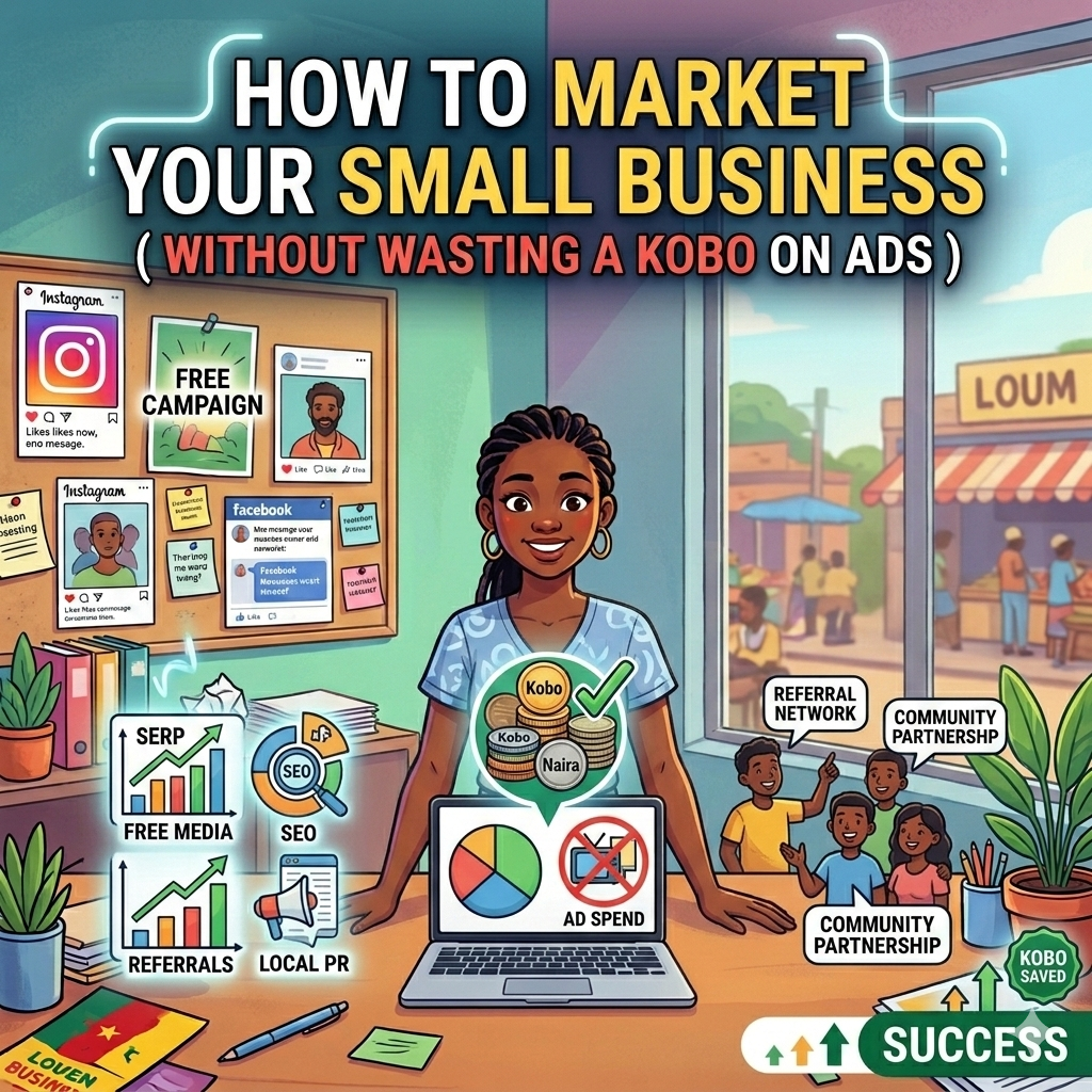 HOW TO MARKET YOUR SMALL BUSINESS IN 2026 (WITHOUT WASTING A KOBO ON ADS)