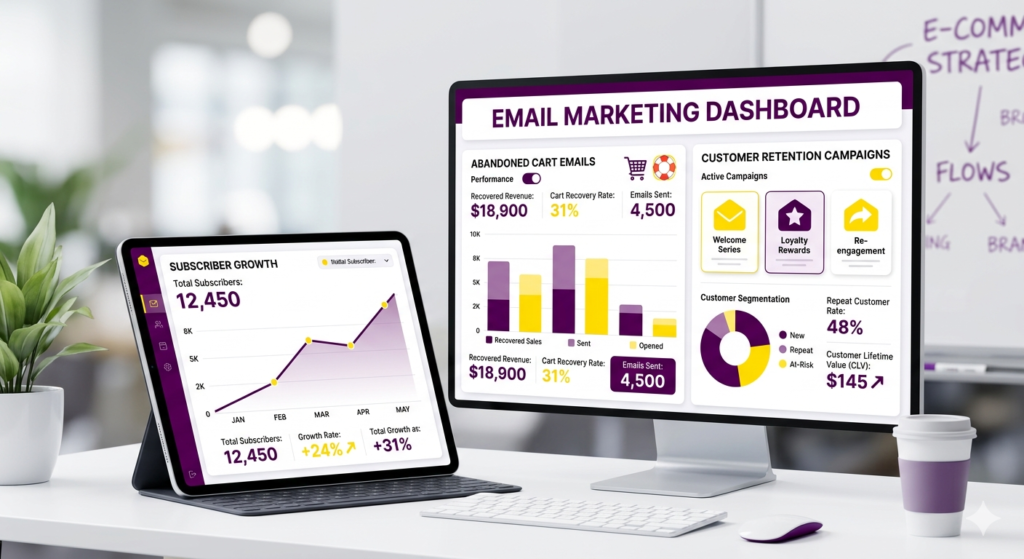 Building an email list for long-term e-commerce customer retention