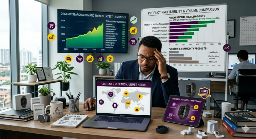 9 E-COMMERCE MISTAKES THAT SECRETLY KILL YOUR SALES E-commerce business owner researching profitable products for online store sales
