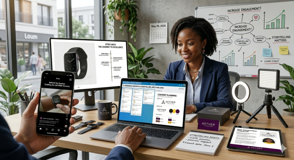 9 E-COMMERCE MISTAKES THAT SECRETLY KILL YOUR SALES Small business owner creating engaging e-commerce marketing content