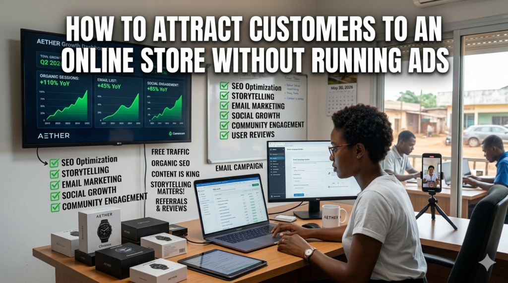 HOW TO ATTRACT CUSTOMERS TO AN ONLINE STORE WITHOUT RUNNING ADS IN 2026 How to attract customers to an online store