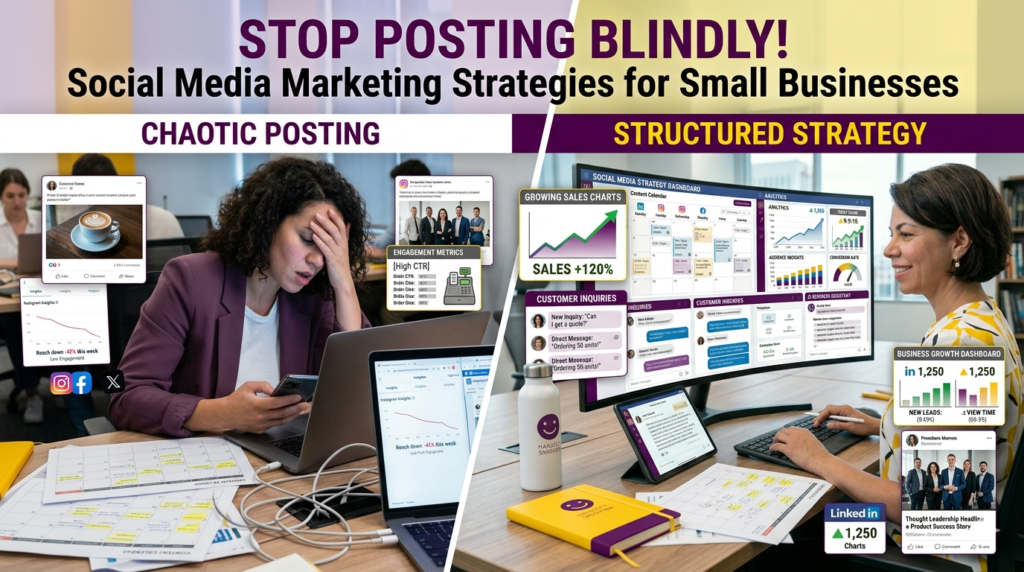 Social media marketing strategies for small businesses