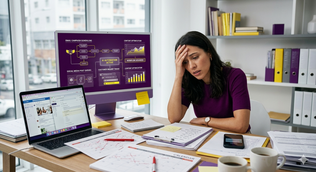 AI marketing strategies for small businesses reduce marketing workload and improve productivity