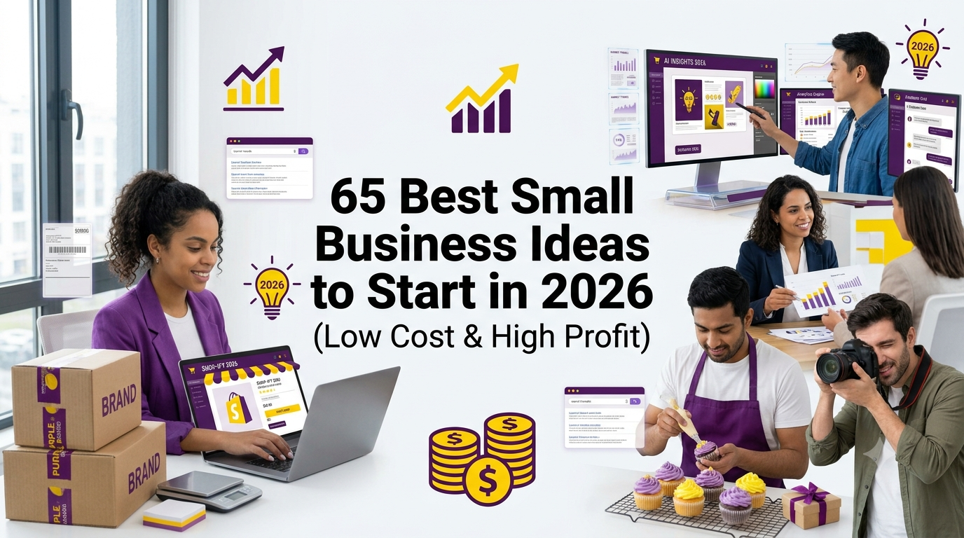 65 Best Small Business Ideas to Start in 2026 (Low Cost & High Profit)